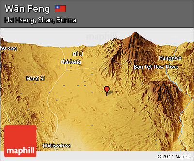 Physical Panoramic Map of Wān Peng