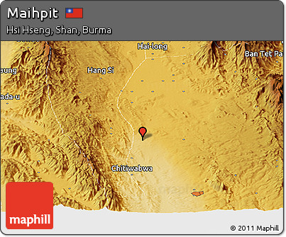 Physical Panoramic Map of Maihpit