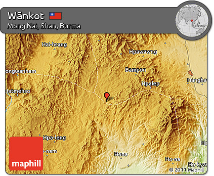 Physical 3D Map of Wānkot