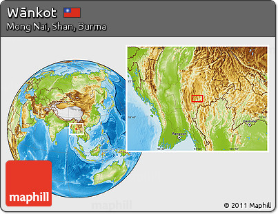 Physical Location Map of Wānkot