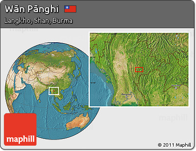 Satellite Location Map of Wān Pānghi