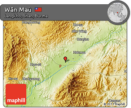 Physical Map of Wān Maü