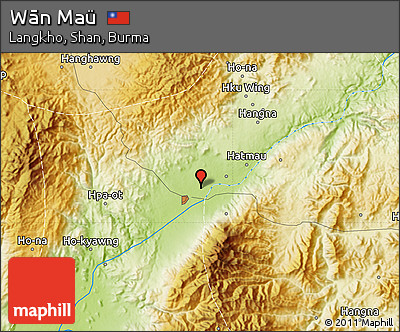 Physical Map of Wān Maü