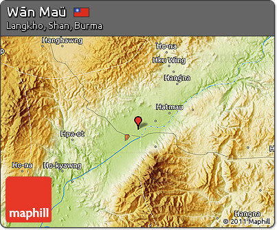 Physical Map of Wān Maü