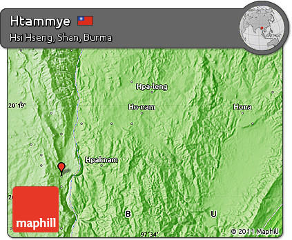 Political Map of Htammye