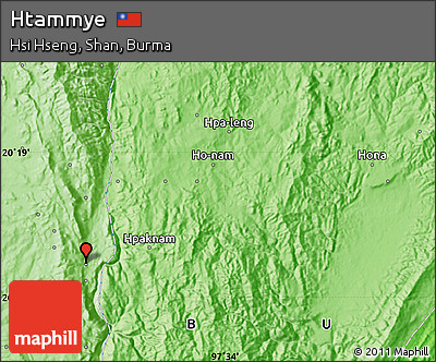 Political Map of Htammye