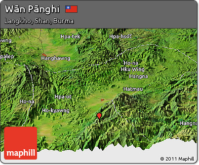 Satellite Panoramic Map of Wān Pānghi
