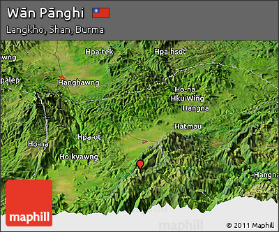 Satellite Panoramic Map of Wān Pānghi