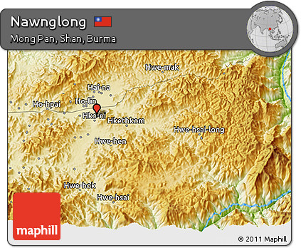Physical 3D Map of Nawnglong
