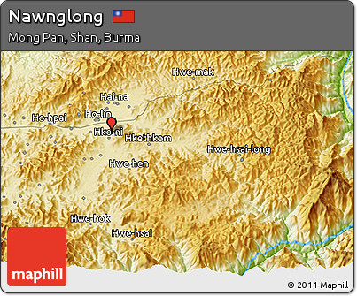Physical 3D Map of Nawnglong