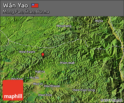 Satellite 3D Map of Wān Yao