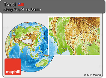 Physical Location Map of Tonti