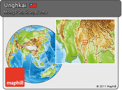 Physical Location Map of Unghkai