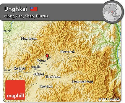 Physical Map of Unghkai
