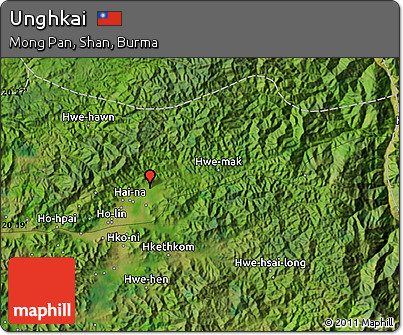 Satellite Map of Unghkai