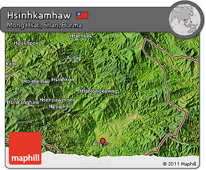 Satellite 3D Map of Hsinhkamhaw