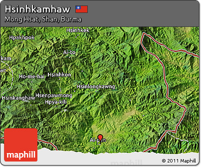 Satellite 3D Map of Hsinhkamhaw