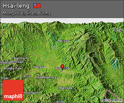 Satellite 3D Map of Hsai-leng