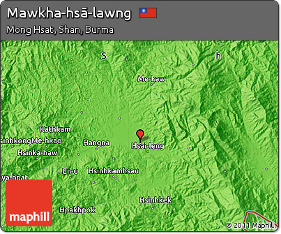 Political Map of Mawkha-hsā-lawng