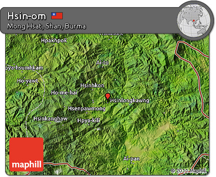 Satellite Map of Hsin-om