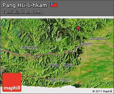 Satellite Panoramic Map of Pang Hsi-li-hkam