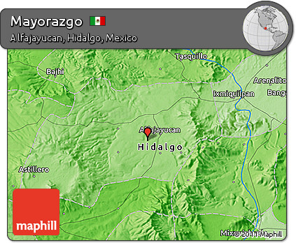 Political 3D Map of Mayorazgo