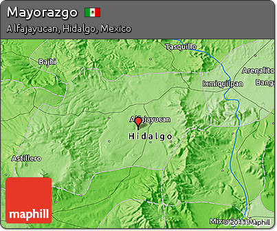 Political 3D Map of Mayorazgo