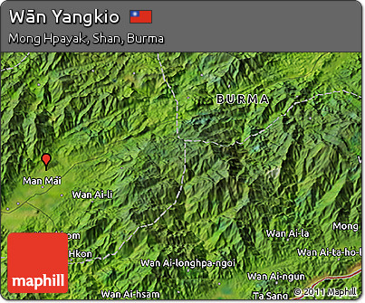 Satellite 3D Map of Wān Yangkio