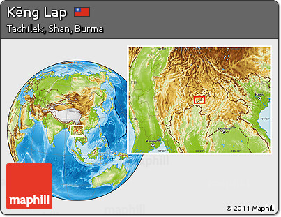 Physical Location Map of Kēng Lap