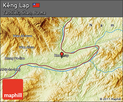 Physical Map of Kēng Lap