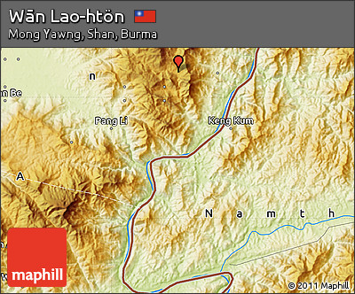 Physical Map of Wān Lao-htön