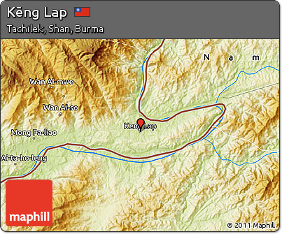 Physical Map of Kēng Lap