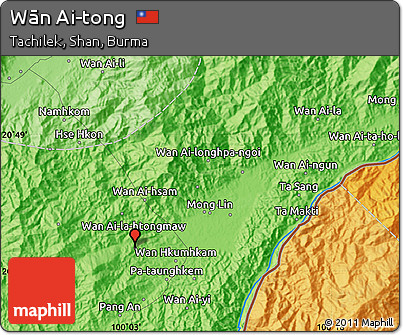 Political Map of Wān Ai-tong