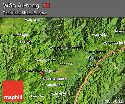 Satellite Map of Wān Ai-tong