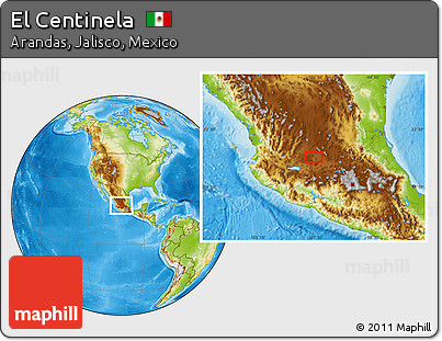 Physical Location Map of El Centinela