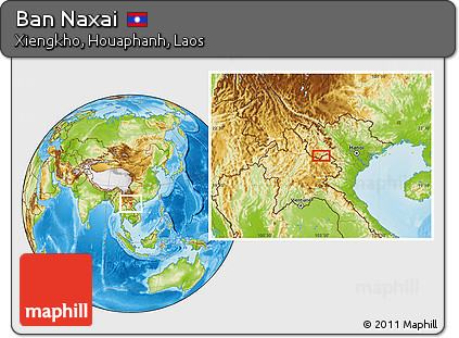 Physical Location Map of Ban Naxai