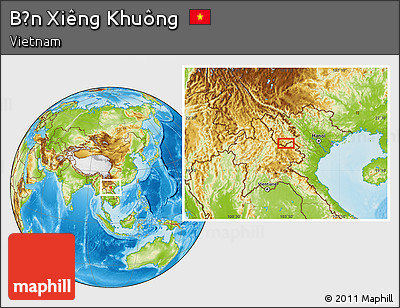 Physical Location Map of Bản Xiêng Khuông