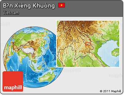 Physical Location Map of Bản Xiêng Khuông