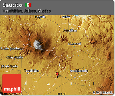Physical Map of Saucito
