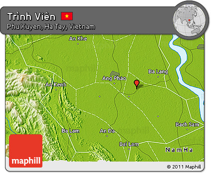 Physical 3D Map of Trình Viên