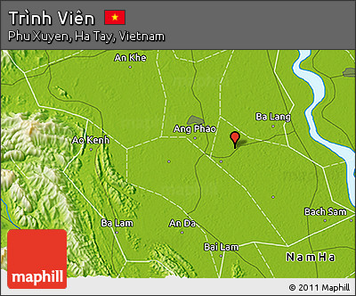 Physical 3D Map of Trình Viên
