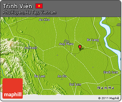 Physical 3D Map of Trình Viên