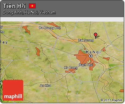 Satellite 3D Map of Tiên Hội