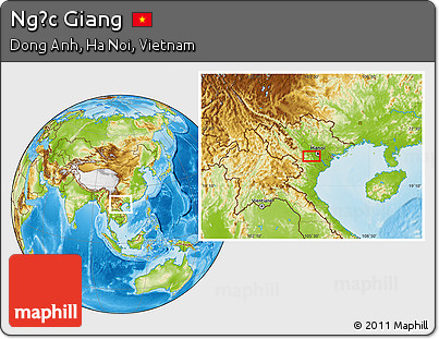 Physical Location Map of Ngọc Giang