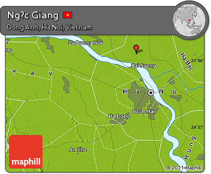 Physical Map of Ngọc Giang