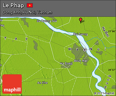 Physical Map of Le Phap