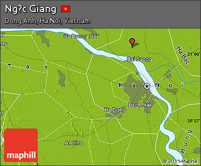 Physical Map of Ngọc Giang