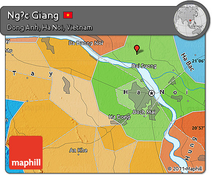 Political Map of Ngọc Giang