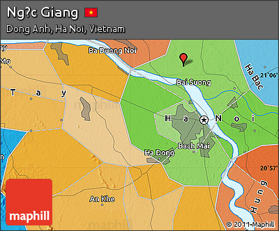 Political Map of Ngọc Giang