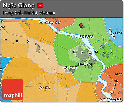 Political Map of Ngọc Giang